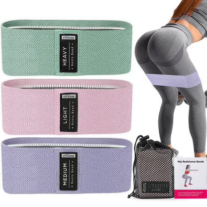 Caelora 3-Level Fabric Resistance Bands Set