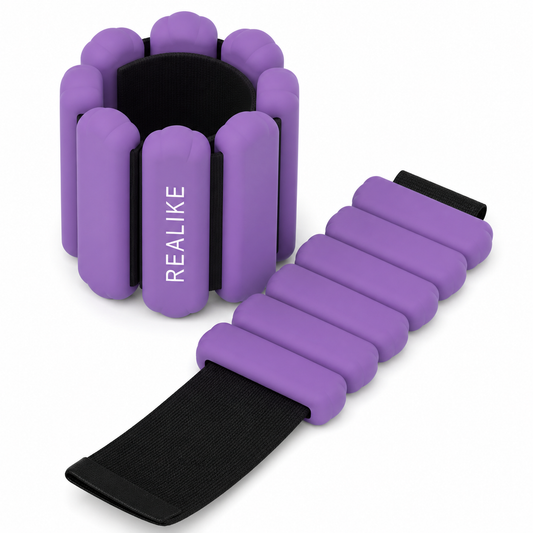 Adjustable Wrist & Ankle Weights - Purple