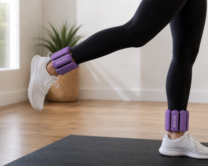 Adjustable Wrist & Ankle Weights - Purple