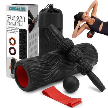 Complete Recovery Foam Roller Set - Black