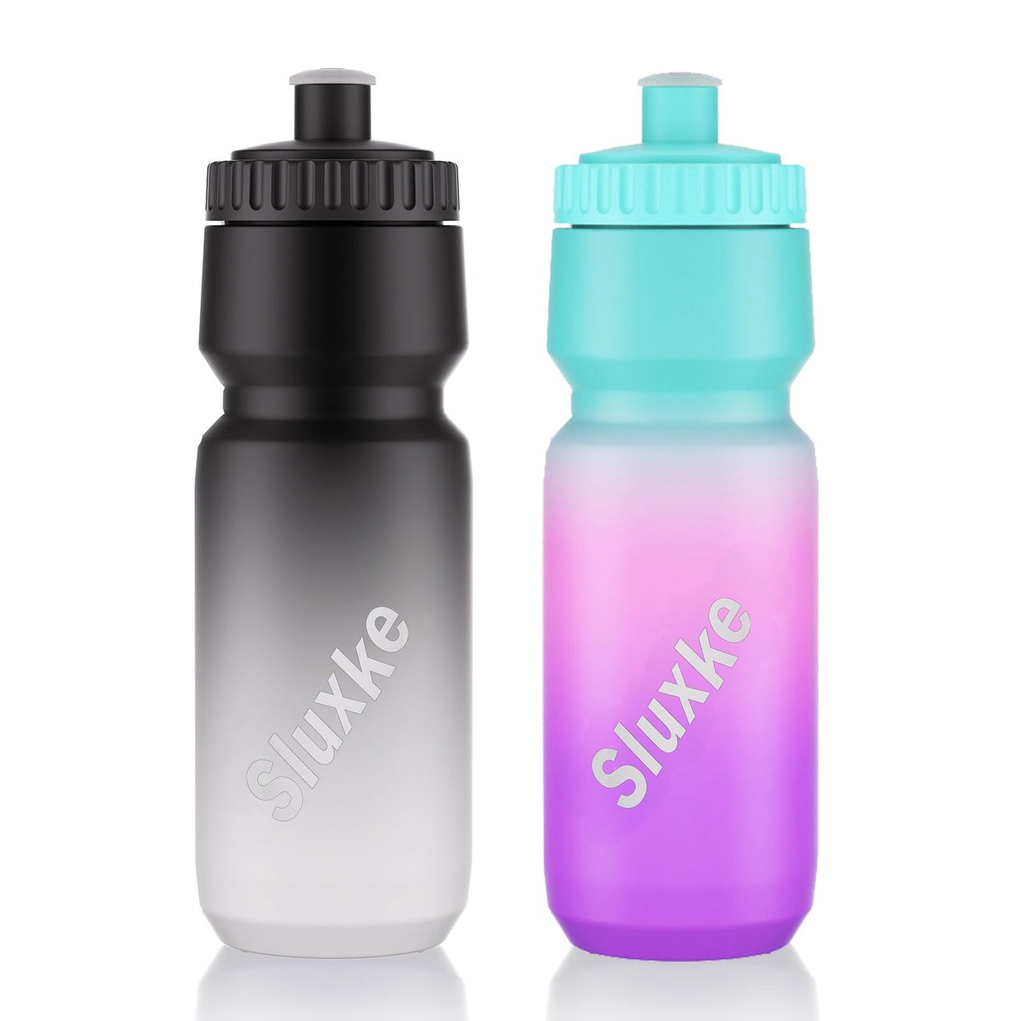 FlowRide 24oz Cycling Water Bottle (2-Pack)